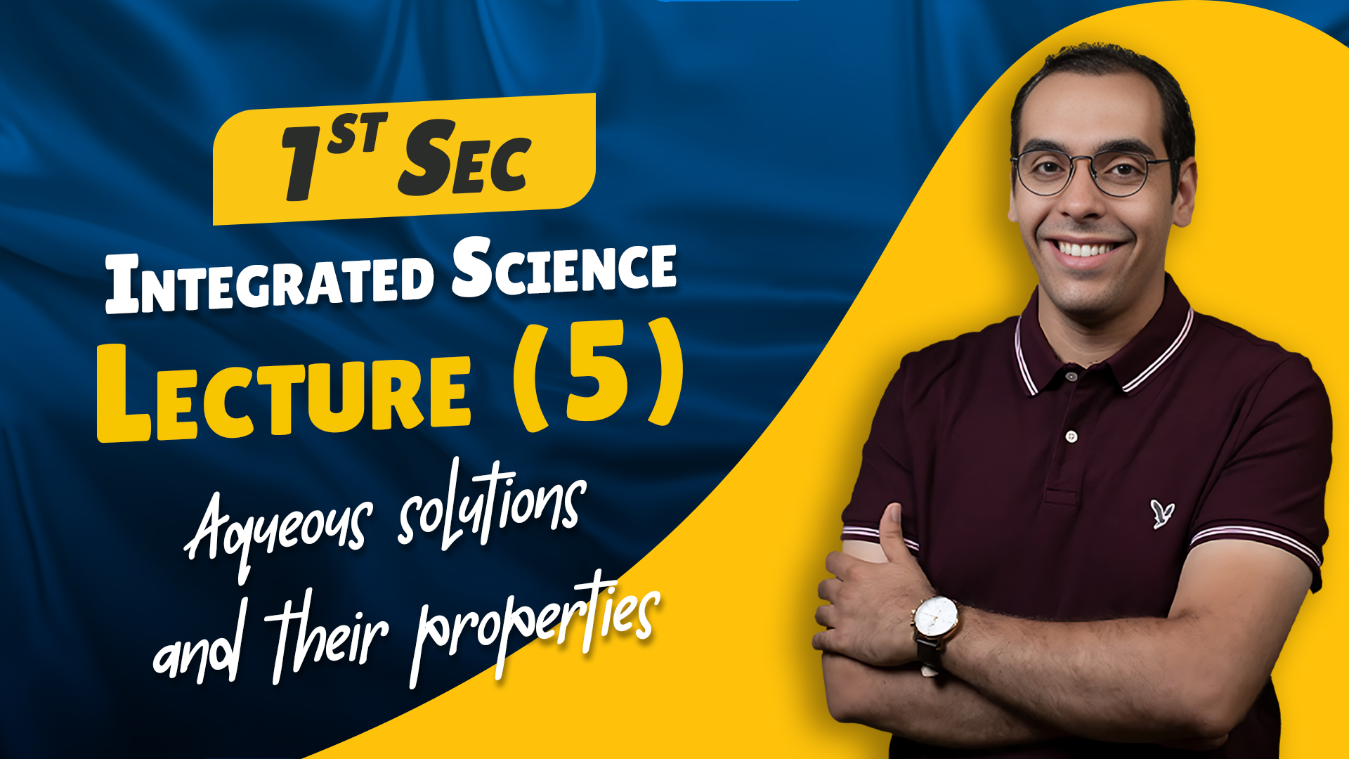 Lec.5 | Aqueous solutions and their properties